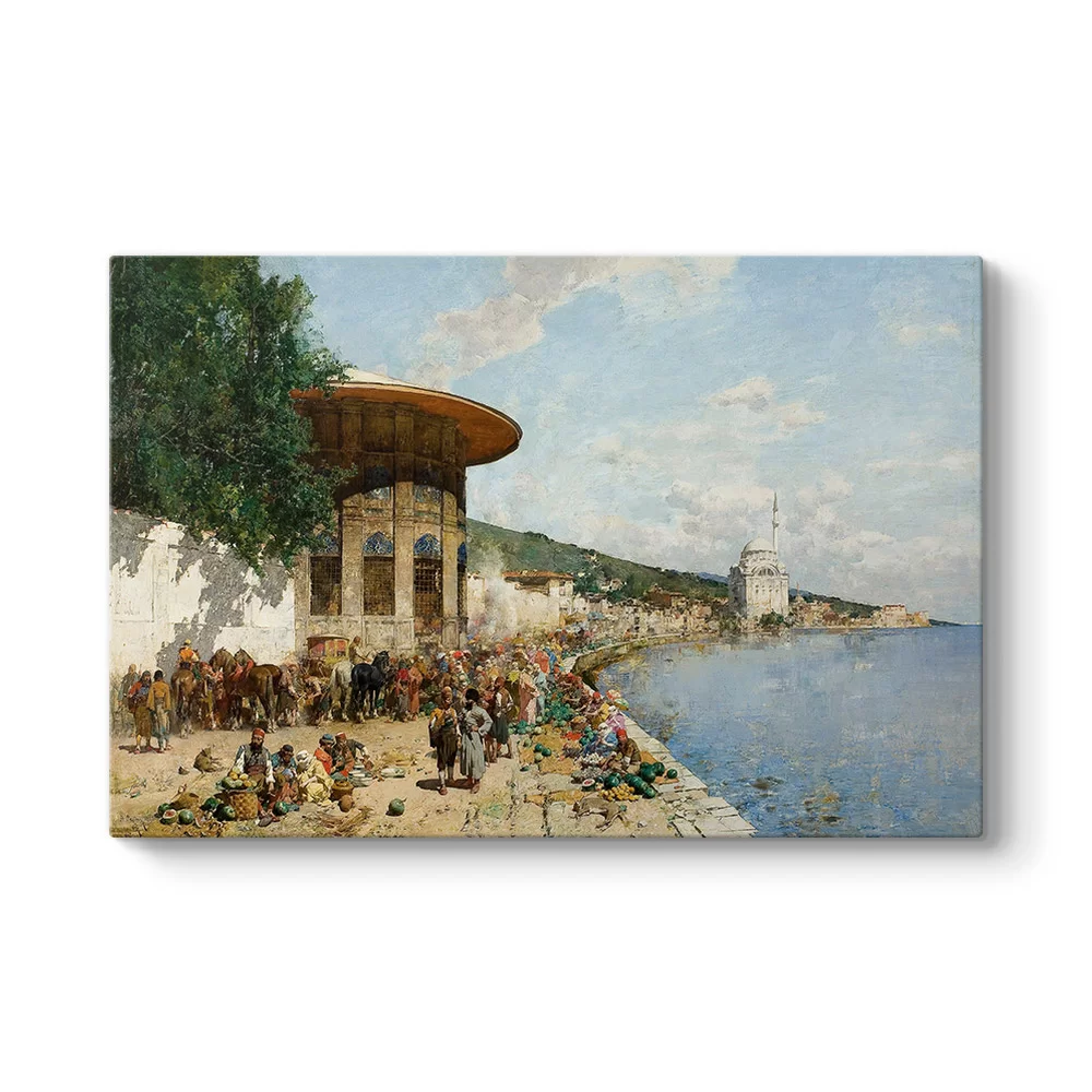Market Day Constantinople Tablosu - Model 1